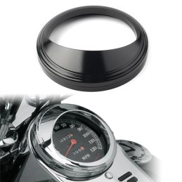 Speedometer Trim Bezel Ring Visor Cover For Harley Touring Road King Dyna Softail with 5" Speedometer