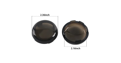 2Pcs Motorcycle Indicator Lens Cover Turn Signal Light Cap For Harley Sportster 883 1200 XL Iron Dyna Softail Touring Glide Road