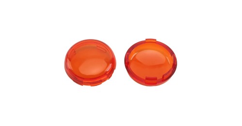 2Pcs Motorcycle Indicator Lens Cover Turn Signal Light Cap For Harley Sportster 883 1200 XL Iron Dyna Softail Touring Glide Road