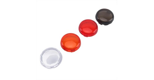 2Pcs Motorcycle Indicator Lens Cover Turn Signal Light Cap For Harley Sportster 883 1200 XL Iron Dyna Softail Touring Glide Road