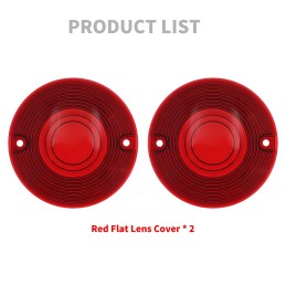 2pcs Turn Signal Light Lens Cover For Harley Touring 1986-2023 Electra Glide Road King FLHR Ultra Glide Softail