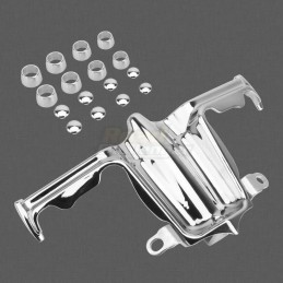 Chrome Tappet / Lifter Block Accent Cover For Harley Twin Cam Street Glide Road King 00-17 Model