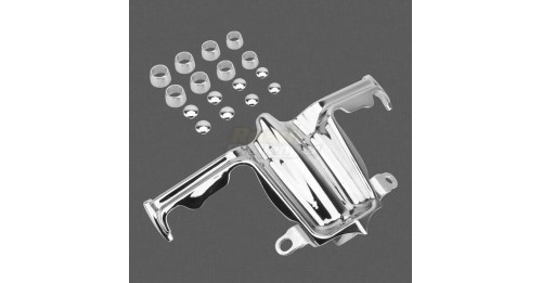 Chrome Tappet / Lifter Block Accent Cover For Harley Twin Cam Street Glide Road King 00-17 Model