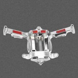 Chrome Tappet / Lifter Block Accent Cover For Harley Twin Cam Street Glide Road King 00-17 Model