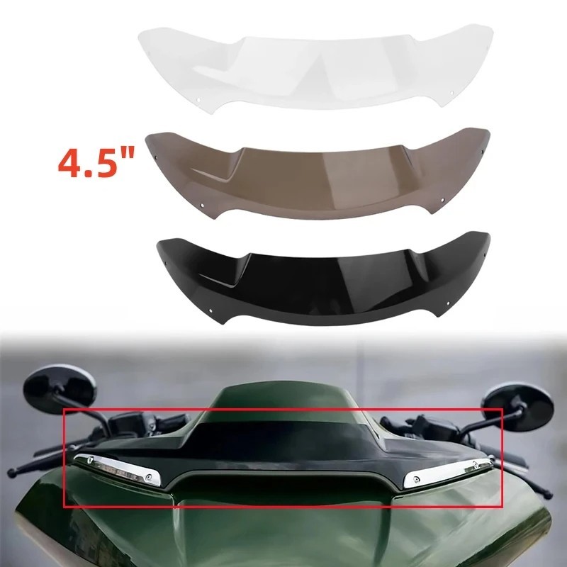 4.5"Windshield Upper Fairing Windscreen For Harley Touring Road Glide 2015-2020 2021 2022 Road Glide Special FLTRX FLTRU