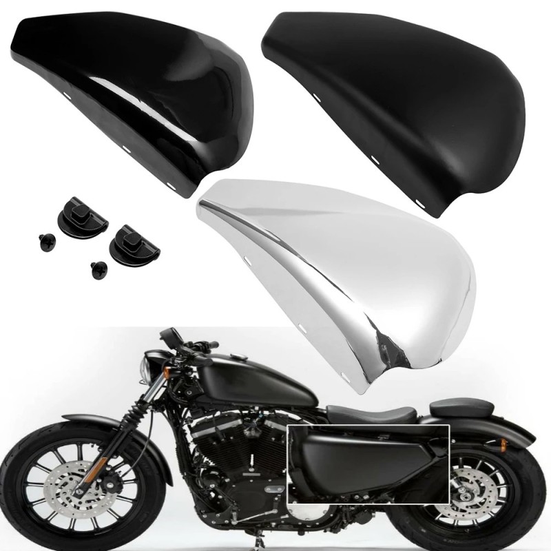 Left Battery Side Cover Fairing For Harley Sportster Iron XL883 XL1200 09-22