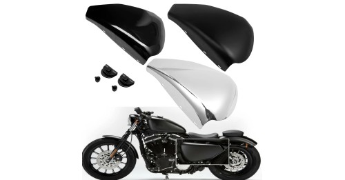 Left Battery Side Cover Fairing For Harley Sportster Iron XL883 XL1200 09-22