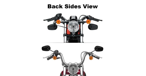 Lusterka Wsteczne Harley Softail, Dyna, Sportster, Touring 8mm Gwint