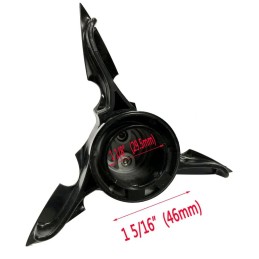 Spun Blade Spinning Axle Caps For Harley 1 1/8" Touring 2008-2022 Street Glide Dyna Sportster 883 1200