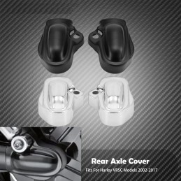 Rear Axle Covers Rear Wheel Shaft Cap Side Protector Guard For Harley 02-2017 V V-Rod VRSCA VRACB VRSCF Street/Night Rod VRSCD