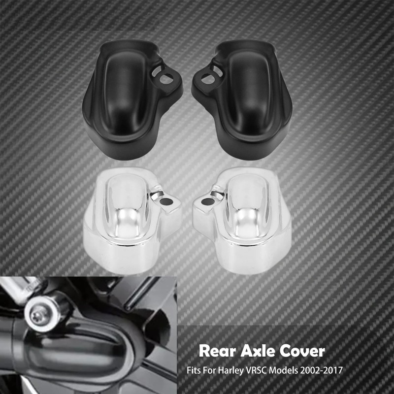 Rear Axle Covers Rear Wheel Shaft Cap Side Protector Guard For Harley 02-2017 V V-Rod VRSCA VRACB VRSCF Street/Night Rod VRSCD