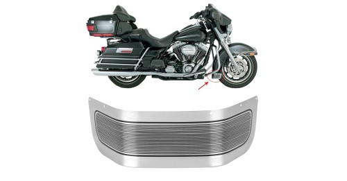 Front Fender Skirt For Harley Davidson Touring Tri Glide Road King FLHR FLHTCU FLHTK FLHTKL 14 up