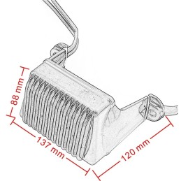 Voltage Regulator for Harley Davidson Electra Glide Classic FLHTC Road King FLHRS Road Glide FLTR (2004-2005)