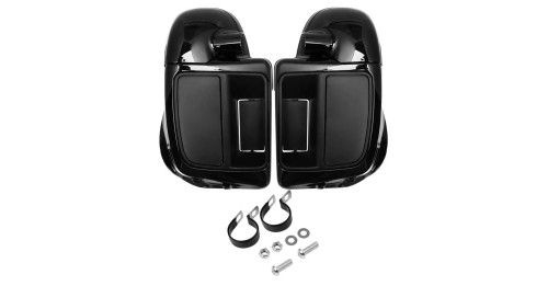 Lower Vented Leg Fairing Glove Box For Harley Touring Street Glide Ultra Road King 2014-2023