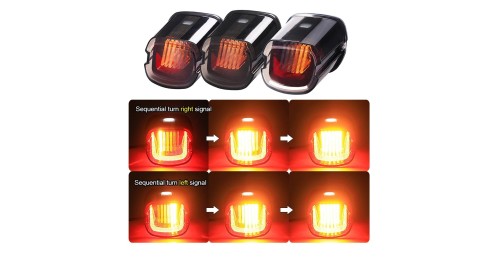 LED Taillight Flashing DRL Led Turnning Light for Harley Davidson Street Bob FXDB Road Glide Brake Runing Tail Light