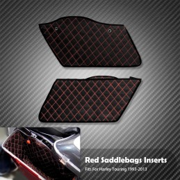 2x Saddlebag Insert Carpet Liner Thread Extended Bags For Harley Touring Road King Electra Street Glide FLHT 1993-2013