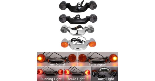 LED Rear Turn Signal Brake Light Bar Lamp For Harley Touring Street Road Glide CVO Custom FLTRX FLHX FLTRU 2010-2021