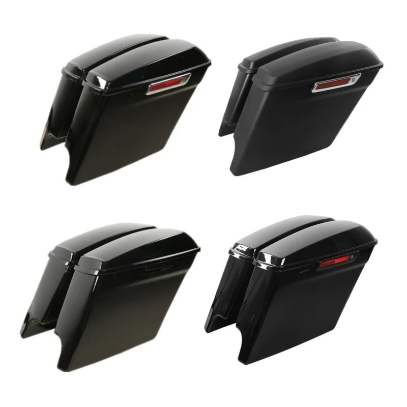 Stretched Extended Saddlebags 5" Saddle Bags For Harley Touring Road King Road Glide Street Glide 2014-2023 2020