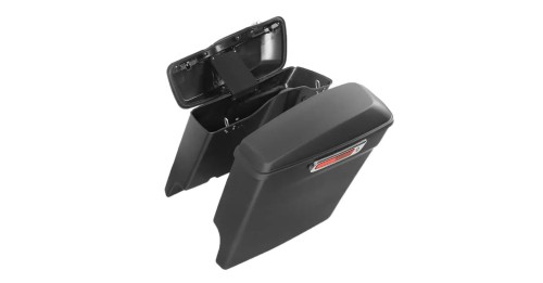 Sakwy boczne 5" Harley Davidson Touring Road King Road Glide Street Glide 2014-2023