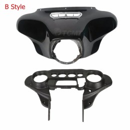 Batwing Inner Outer Fairing Speakers Cover For Harley Touring Road King Electra Glide Street Glide 2014-2024