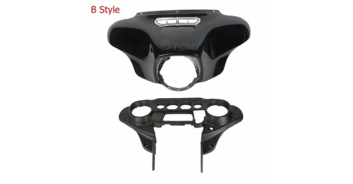 Batwing Inner Outer Fairing Speakers Cover For Harley Touring Road King Electra Glide Street Glide 2014-2024