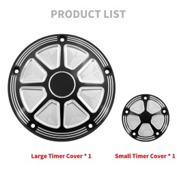 CNC Derby Timing Cover 5 Holes Engine Clutch Timer Side Covers For Harley Touring Road Glide FLHR Softail FXBB Dyna