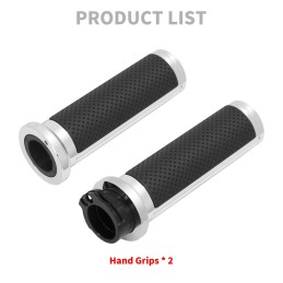 Hand Grip 1" 25 mm Handle Bar Grips For Harley Touring Dyna Softail Sportster XL 1200 883 XR VRSC Street Glide FLHR