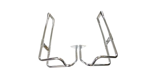 Saddlebag Guard Rail Mount Bracket For Harley Touring Road King Street Electra Glide Ultra Limited 14-Up