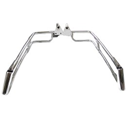 Saddlebag Guard Rail Mount Bracket For Harley Touring Road King Street Electra Glide Ultra Limited 14-Up