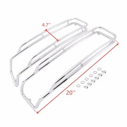 Saddlebags Lid Top Rail Guards For Harley Touring Road King Electra Glide Road Glide Ultra Classic 1994-2013