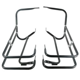 Twin Rail Saddlebag Guard For Harley Touring Electra Glide CVO Road King Road Street Glide 1997-2008