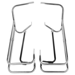 Twin Rail Saddlebag Guard For Harley Touring Electra Glide CVO Road King Road Street Glide 1997-2008