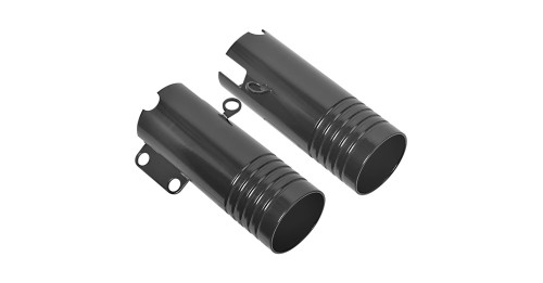 Black Lower Fork Tube Covers For Harley V-ROD Night Rod Special VRSCDX VRSCF VROD VRSC