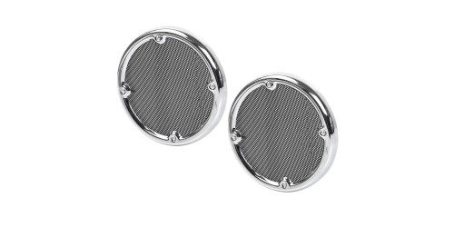 Speaker Trim Mesh Grills Covers Fits For Harley Electra Glide Ultra Classic FLHTCU 1996-2013