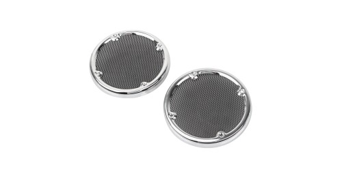 Speaker Trim Mesh Grills Covers Fits For Harley Electra Glide Ultra Classic FLHTCU 1996-2013