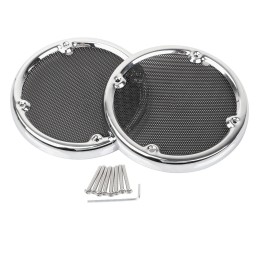 Speaker Trim Mesh Grills Covers Fits For Harley Electra Glide Ultra Classic FLHTCU 1996-2013