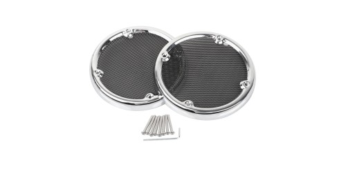 Speaker Trim Mesh Grills Covers Fits For Harley Electra Glide Ultra Classic FLHTCU 1996-2013