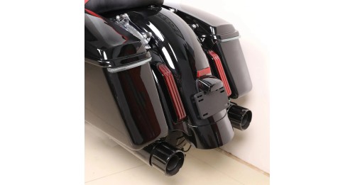 LED Saddlebag Brake Flowing Turn Signal Running Accent Light For Harley Touring Road King Electra Glide CVO 2014-2023