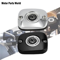 Brake Master Front Cylinder Cover For Harley Softail Fat Boy Slim Touring Road King Street Glide FLHT Dyna Low Rider