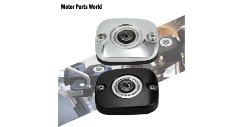 Brake Master Front Cylinder Cover For Harley Softail Fat Boy Slim Touring Road King Street Glide FLHT Dyna Low Rider