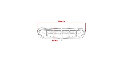 Wlot owiewki Harley Davidson Touring & Trike 2014-2021, Electra Glide, Street Glide oraz Tri Glide Ultra