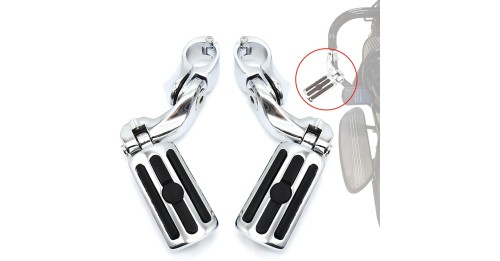 1 1/4" 32mm Motorcycle Foot Rest Highway Engine Guard Foot Pegs Mount For Harley Electra Glide Ultra Classic FLHTCU Sportster