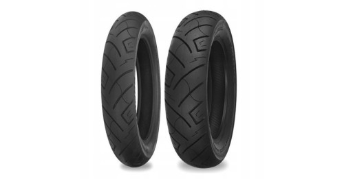 Tires front + rear mt90b16 mu85b16 Shinko 777 HD Harley Davidson Electra Glide with or without white stripe