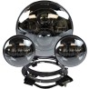 Harley Davidson 7" Led Projector Moto Headlight + 4,5 Fog Passing Lights Touring Electra Glide Headlamp Bracket Parts