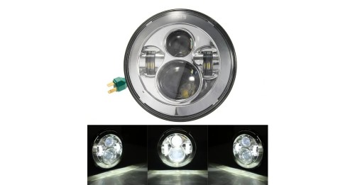 Harley Davidson 7" Led Projector Moto Headlight + 4,5 Fog Passing Lights Touring Electra Glide Headlamp Bracket Parts