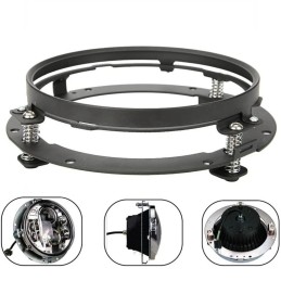 Harley Davidson 7" Led Projector Moto Headlight + 4,5 Fog Passing Lights Touring Electra Glide Headlamp Bracket Parts