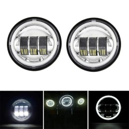 Harley Davidson 7-calowy reflektor LED projektor + 4,5 calowe światła przeciwmgielne Touring Electra Glide + uchwyt