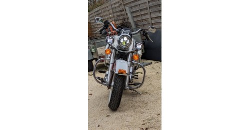 Harley Davidson 7-calowy reflektor LED projektor + 4,5 calowe światła przeciwmgielne Touring Electra Glide + uchwyt