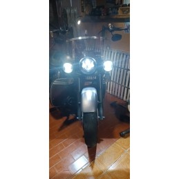 Harley Davidson 7-calowy reflektor LED projektor + 4,5 calowe światła przeciwmgielne Touring Electra Glide + uchwyt