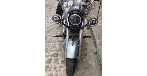 Harley Davidson 7-calowy reflektor LED projektor + 4,5 calowe światła przeciwmgielne Touring Electra Glide + uchwyt